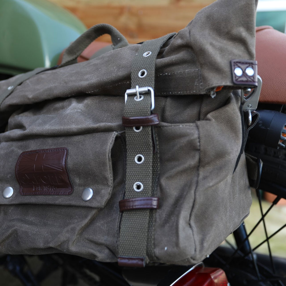 Oxford Heritage Panniers Khaki 40L MC UTSTYR
