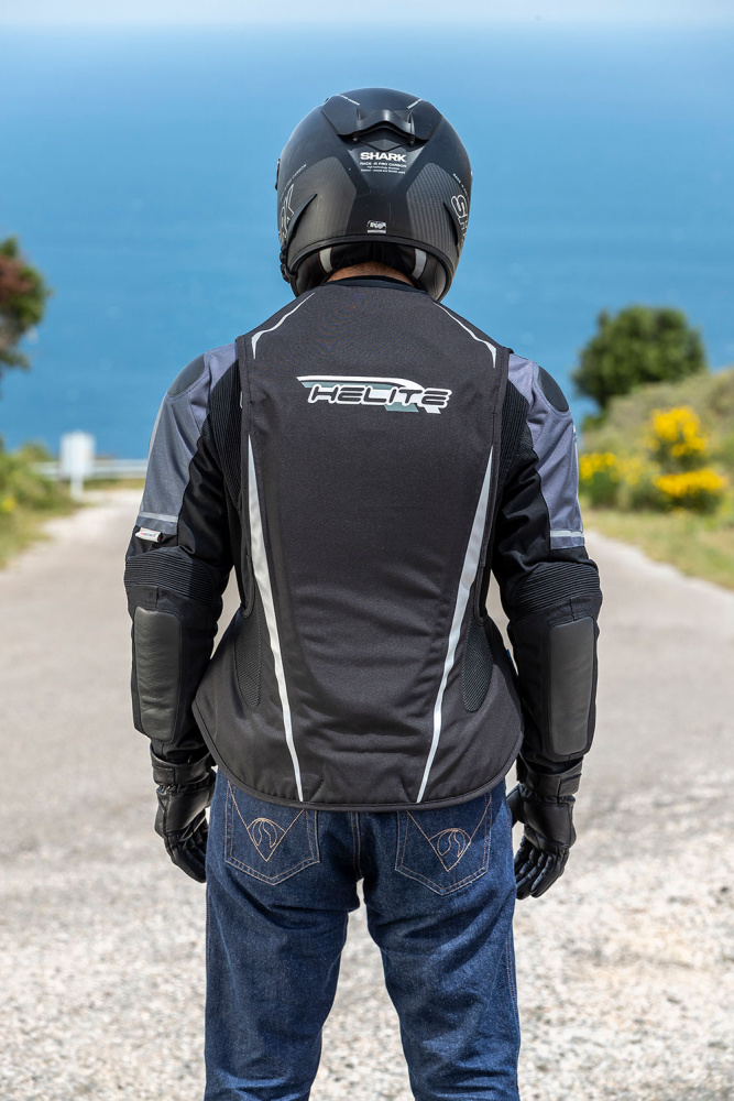 Helite Turtle 2 Sort Airbagvest MC UTSTYR